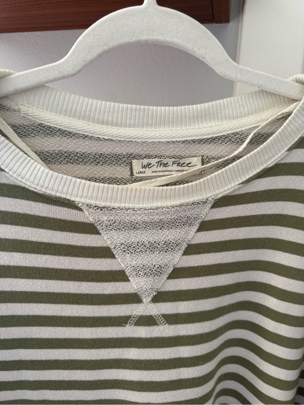 We The Free Classic Striped Oversized Crewneck - Picture 3 of 5